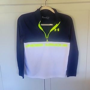 YL Under Armour Half Zip Shirt